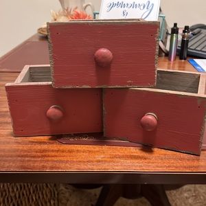 Set of 3 decorative “drawers”